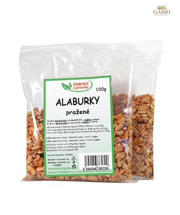 Alaburky pražené 100g ZP 904