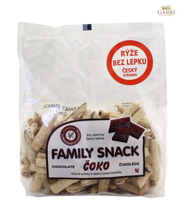 Family snack ČOKO sáček 165g bez lepku 340