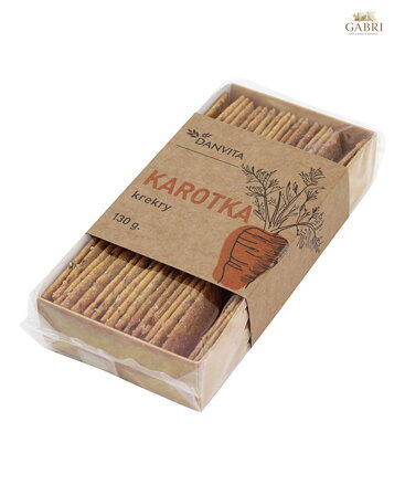 Pšeničný křehký chléb s karotkou 130g Danvita 286