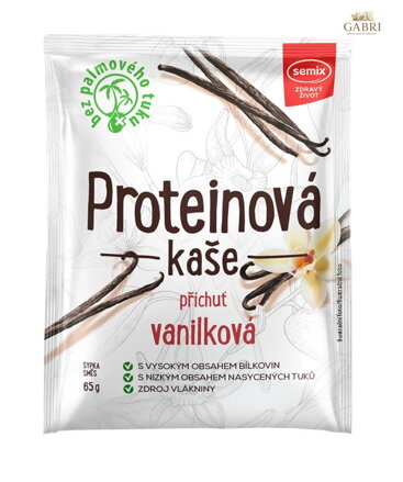 Kaše proteinová vanilka 65g Semix 740