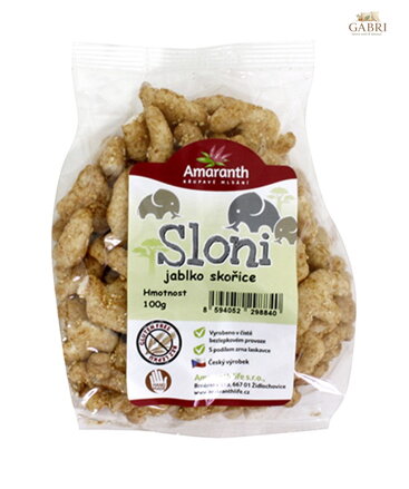 Sloni jablko-skořice 100g Amaranth bez lepku 185