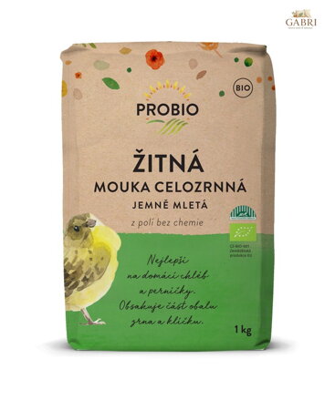 Mouka žitná celozrnná jemná BIO 1kg Probio 2619