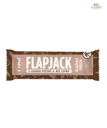 Flapjack  VLAŠSKÝ OŘÍŠEK 60g Cereabar bez lepku 258