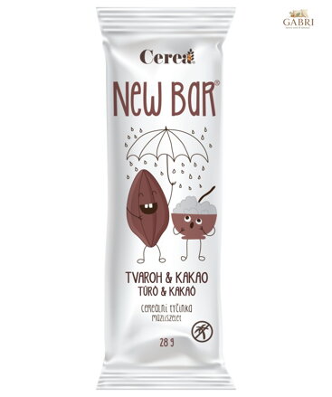 New bar TVAROH a KAKAO 28gCereabar 266