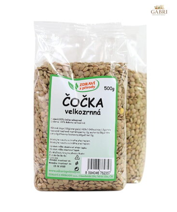 Čočka velkozrnná 500g ZP 2930