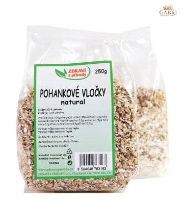 Vločky pohankové světlé natural 250g ZP 2936
