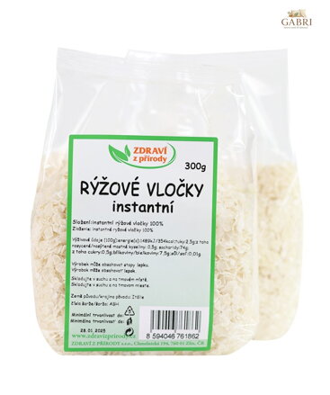 Vločky rýžové instantní 300g ZP 82