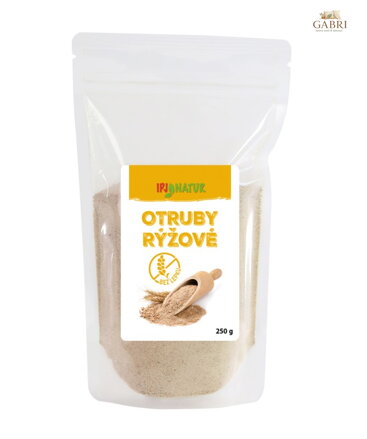 Otruby rýžové odtučněné 250g IPJ NATUR  bez lepku 1013