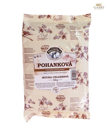 Mouka pohanková celozrnná 500g Šmajstrla bez lepku 2842