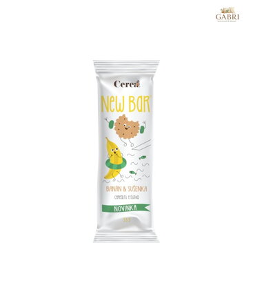 New bar BANÁN a SUŠENKA 33g Cereabar 262