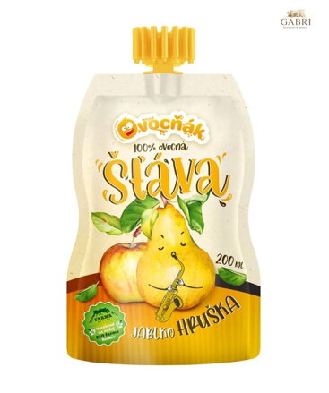 Mošt jablko hruška 200ml Ovocňák 1167
