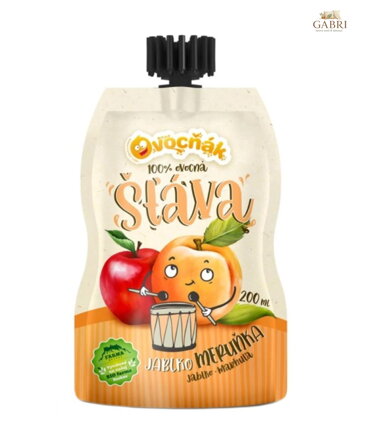 Mošt jablko meruňka 200ml Ovocňák 1169