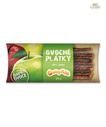 Ovocné plátky jablko 20g Ovocňák bez lepku 1173