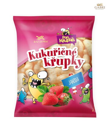 Kukuřičné křupky JAHODA 90g REJ bez lepku 2744