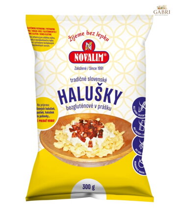 Halušky v prášku 300g Novalim bez lepku 1278