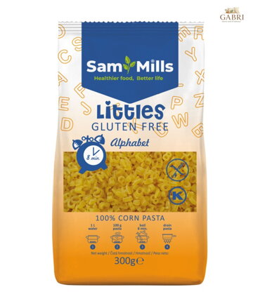 Těstoviny kukuřičné písmenka 300g Sam Mills bez lepku 2763
