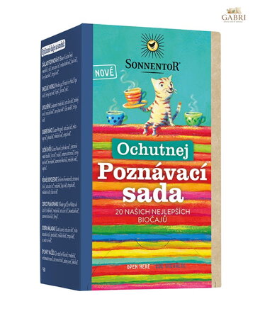 Poznávací sada ochutnej BIO čaj porc. 20x1,7g Sonnentor 5222
