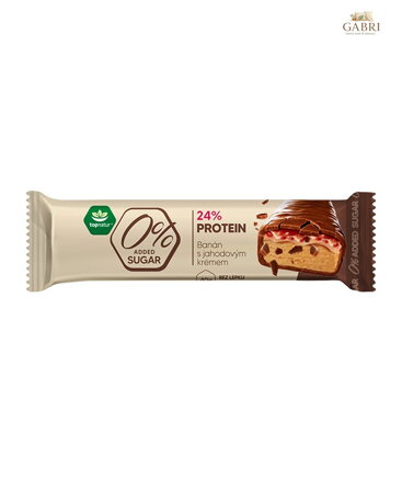 Tyčinka protein banán s jahodovým krémem 40g Topnatur bez lepku 5271