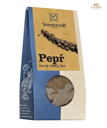 Pepř černý mletý BIO 50g Sonnentor 5355