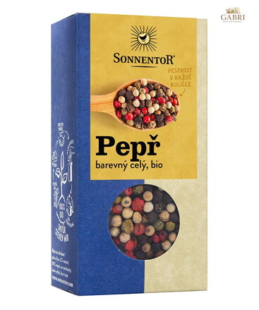 Pepř barevný celý BIO 50g Sonnentor 5353