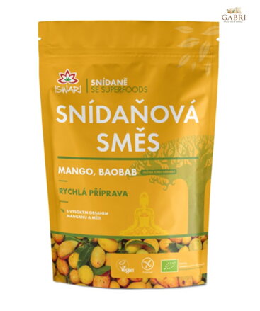 Snídaňová směs - Mango,baobab BIO 300g Iswari bez lepku 5459