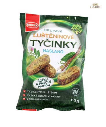 Müsli tyčinky naslano čočka, mungo 55g Semix bez lepku 5504