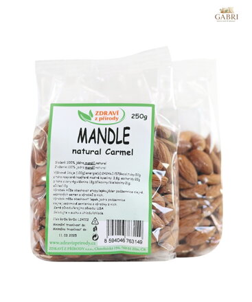 Mandle natural  250g ZP 2127