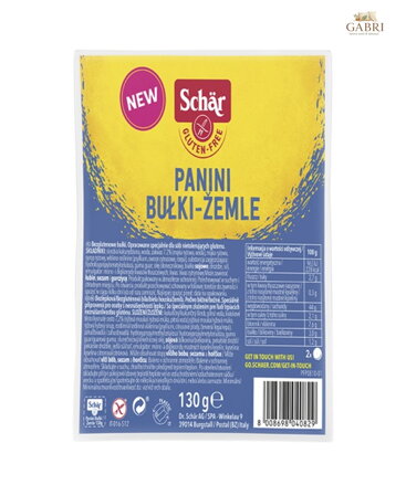 Žemle Panini 130g Schar bez lepku 5018