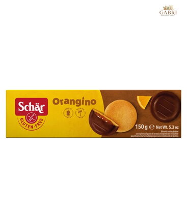 Piškoty Orangino v čokoládě s pomerančem 150g Schar bez lepku 3051