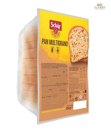 Chléb Pan Multigrano se zrníčky 250g Schar bez lepku 3026