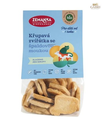 Zvířátka špaldová BIO 100g Zemanka  5650