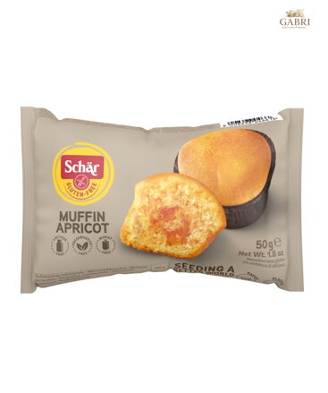 Muffin apricot meruňka 50g Schar bez lepku 5670