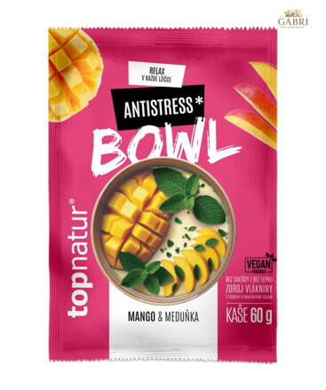 Kaše bowl antistress mango meduňka 60g Topnatur bez lepku 5673