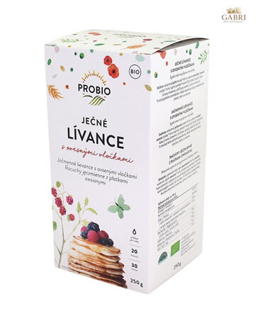 Lívance ječné s ovesnými vločkami BIO 250g Probio 2593