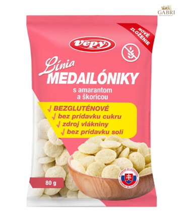 Línia medailónky se skořicí 80g Vepy bez lepku 5725