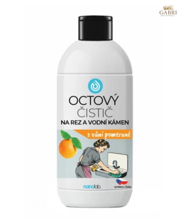 Octový čistič na rez a vodní kámen 500ml pomeranč Nanolab 5828