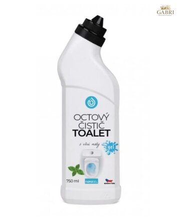 Octový čistič WC 750ml máta Nanolab 5833