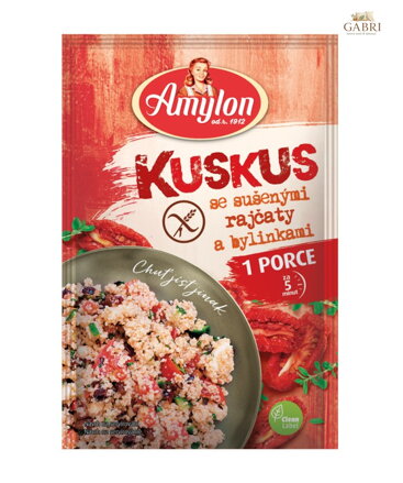 Kuskus se sušenými rajčaty a bylinkami 50g Amylon bez lepku 5812