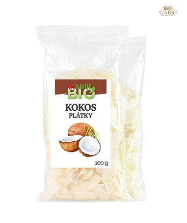 Kokos plátky BIO 100g IPJ NATUR 5533