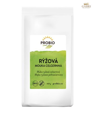 Mouka rýžová celozrnná BIO 450g Probio bez lepku 5885