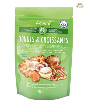 Směs na DONUTE a CROISSANTS 750g Adveni bez lepku 5895