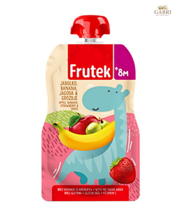 Frutek přesnídávka jablko banán jahoda 100g Fructal bez lepku 5888