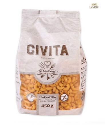 Těstoviny kukuřičné kolínka 450g Civita bez lepku  5921