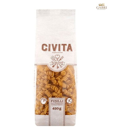 Těstoviny kukuřičné vřetena 450g Civita bez lepku 5923