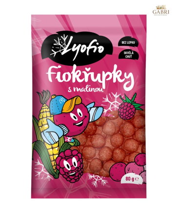 Křupky kukuřičné jogurt malina 80g PPD bez lepku 6009