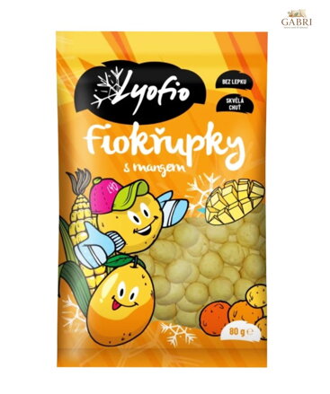Křupky kukuřičné jogurt mango 80g PPD bez lepku 6029