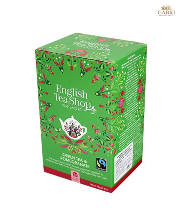English Tea Shop - zelený čaj s granátovým jablkem BIO 20x2g 2488
