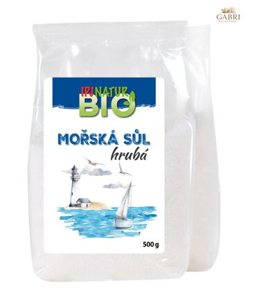 Sůl mořská hrubá BIO  500g IPJ NATUR 2960