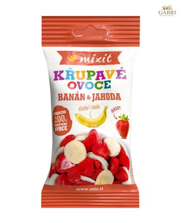 Mixit Do kapsy Křupavé ovoce - banán+jahoda 23g 4948
