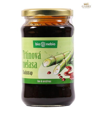 Melasa třtinová nesířená BIO 450g Bionebio 6113